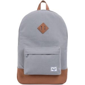 Large Herschel Supply Heritage Backpack-Grey